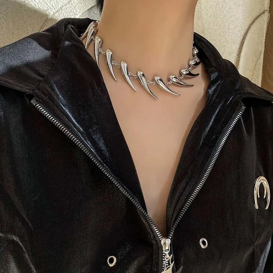 Silver Fang Necklace